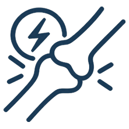 Elbow joint pain icon